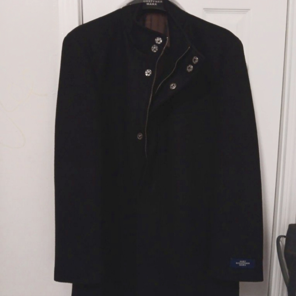 Hart Schaffner Marx Wool Coat